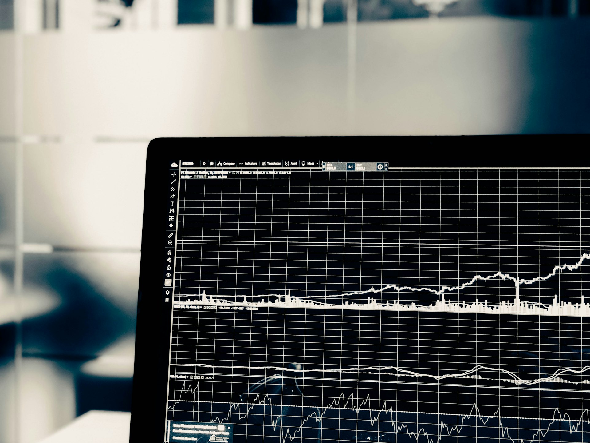 Trading terminal with market data